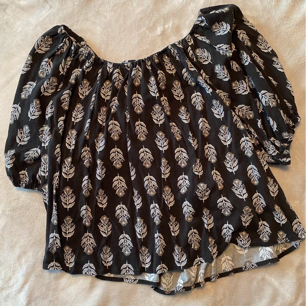 Black & White Blouse